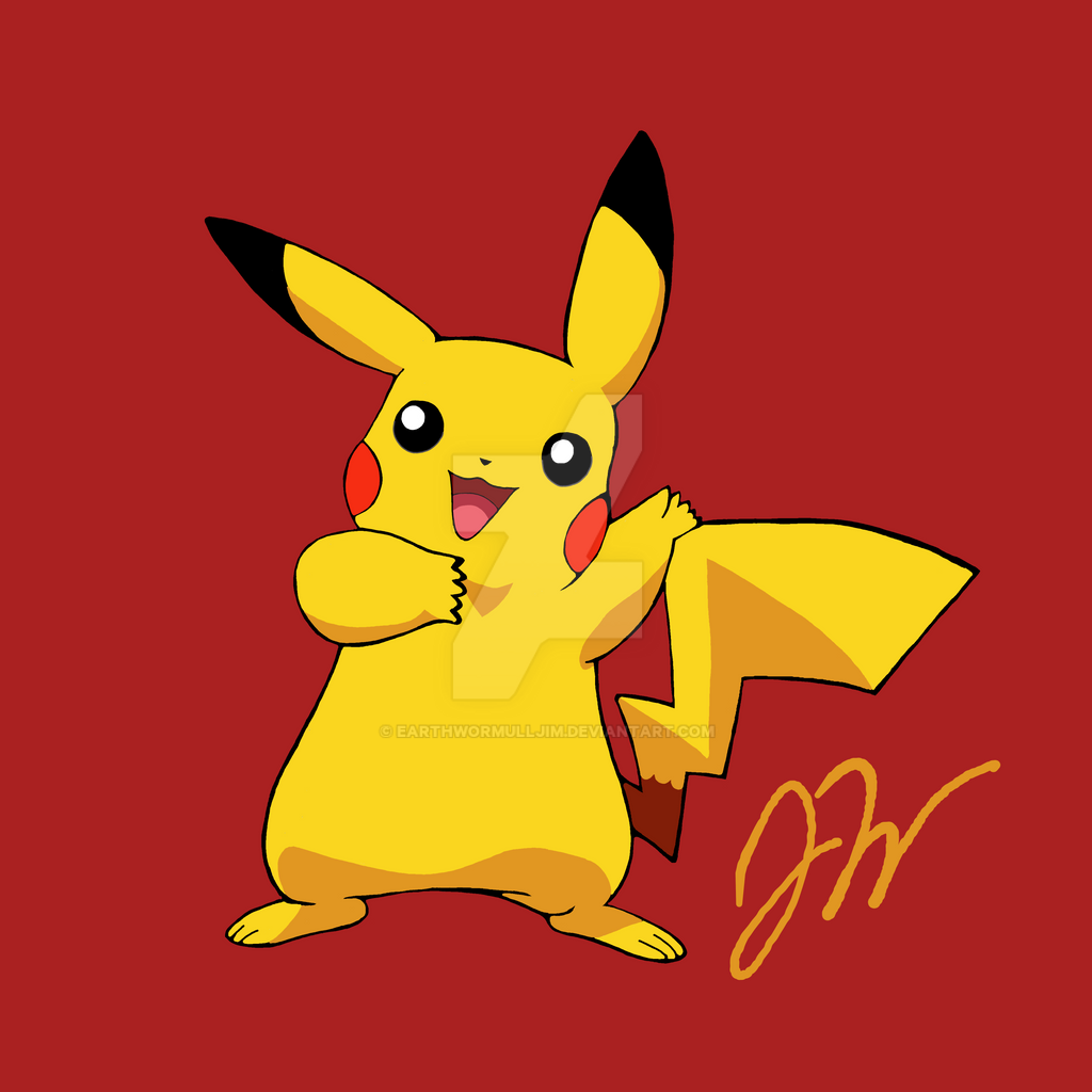 Pikachu Color by earthwormulljim on DeviantArt