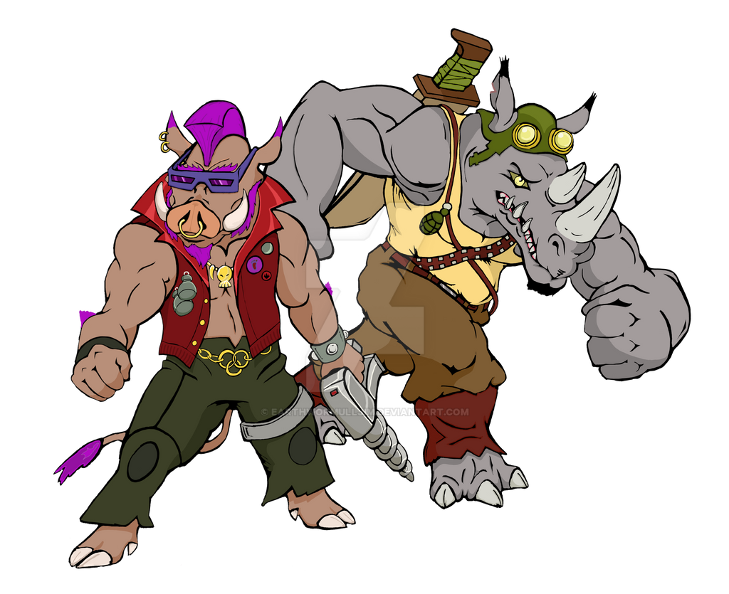 Bebop And Rocksteady by earthwormulljim on DeviantArt