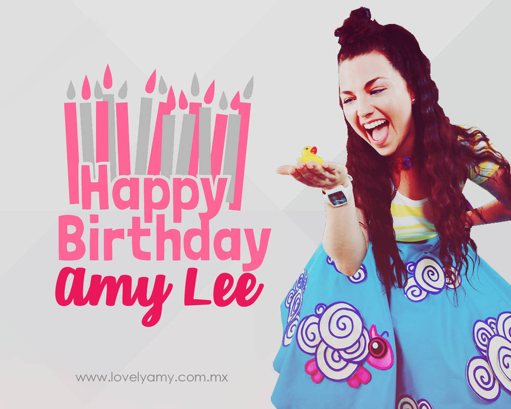 Amy Lee Birthday 02 by princesiitha on DeviantArt