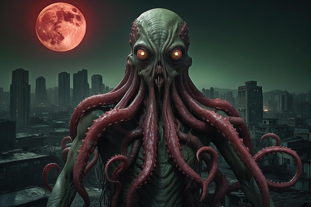 Grotesque Creatue Default A towering grotesque creature with multipl by aiartus on DeviantArt