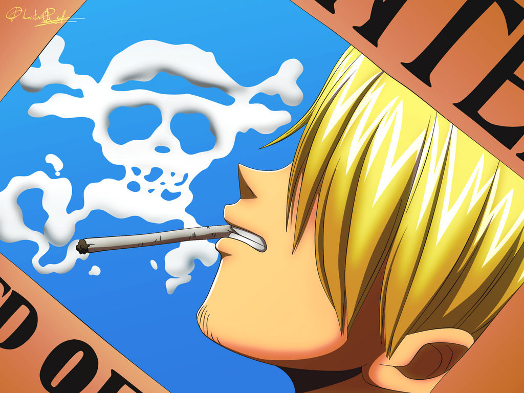 Wanted Poster Sanji One Piece Halftime By Phantomred17 On Deviantart