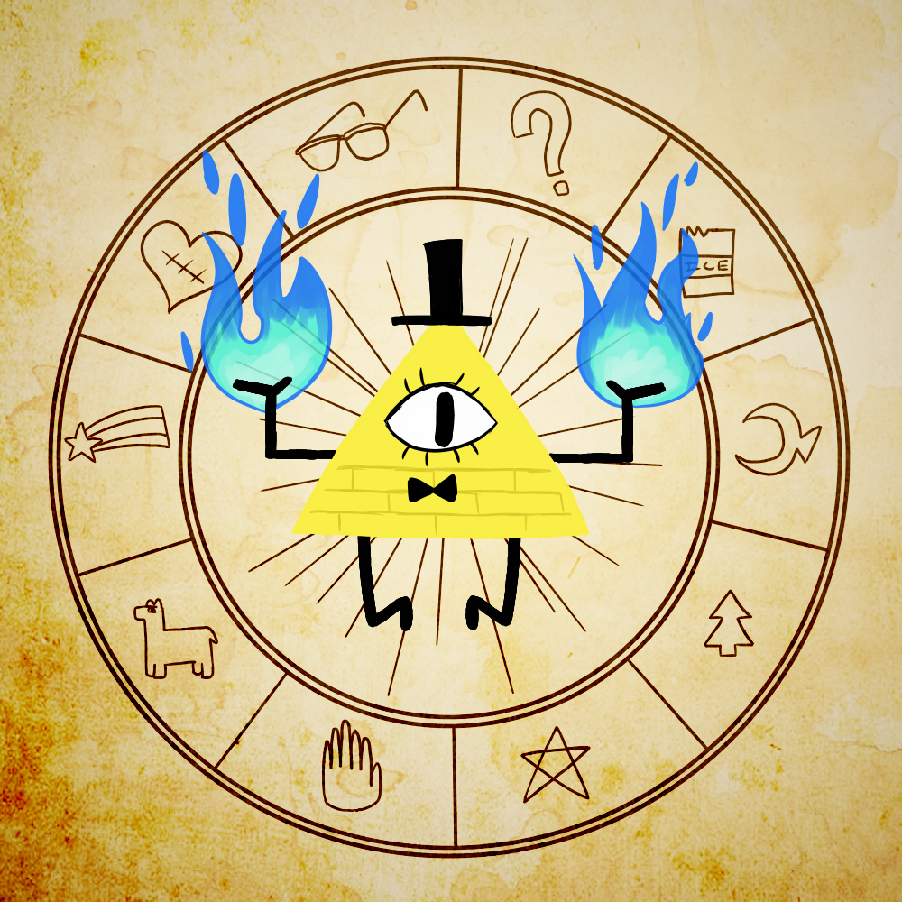 Bill Triangle Gravity Falls Fan Art- Bill Cipher by SketchyWeasel on DeviantArt