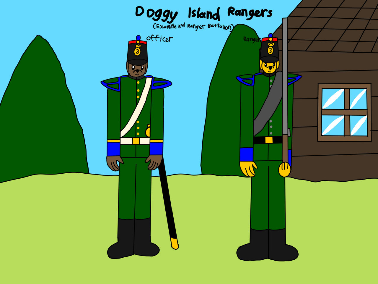 Doggy Island Rangers by Blairscartoons on DeviantArt