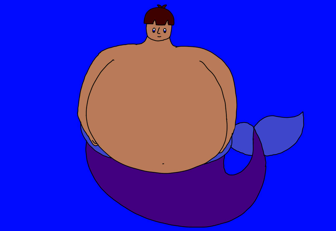 Fat Zachary merboy by Blairscartoons on DeviantArt