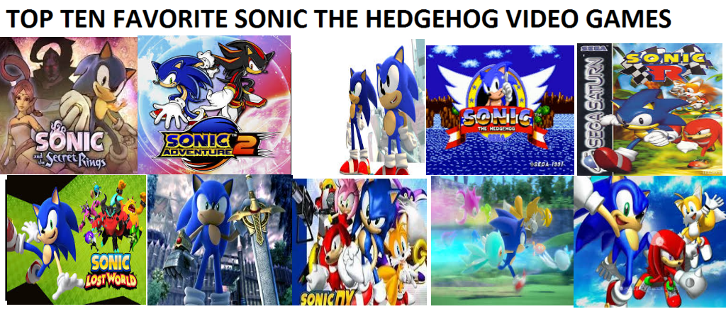 Top 10 Melhores jogos do Sonic