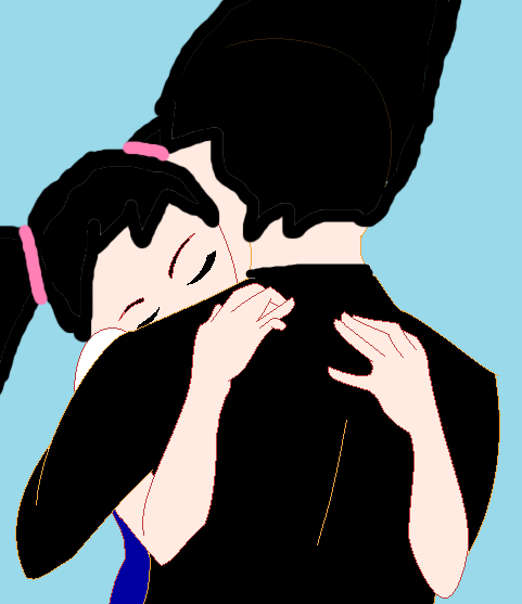 Jin and Xiaoyu Hug