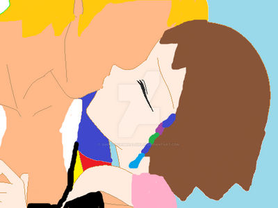 Tidus and Yuna Kissing