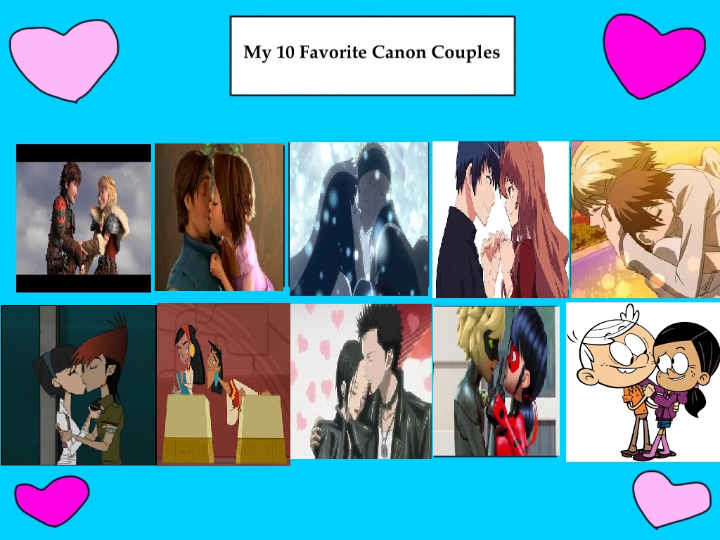 my top 10 favorite canon couples by