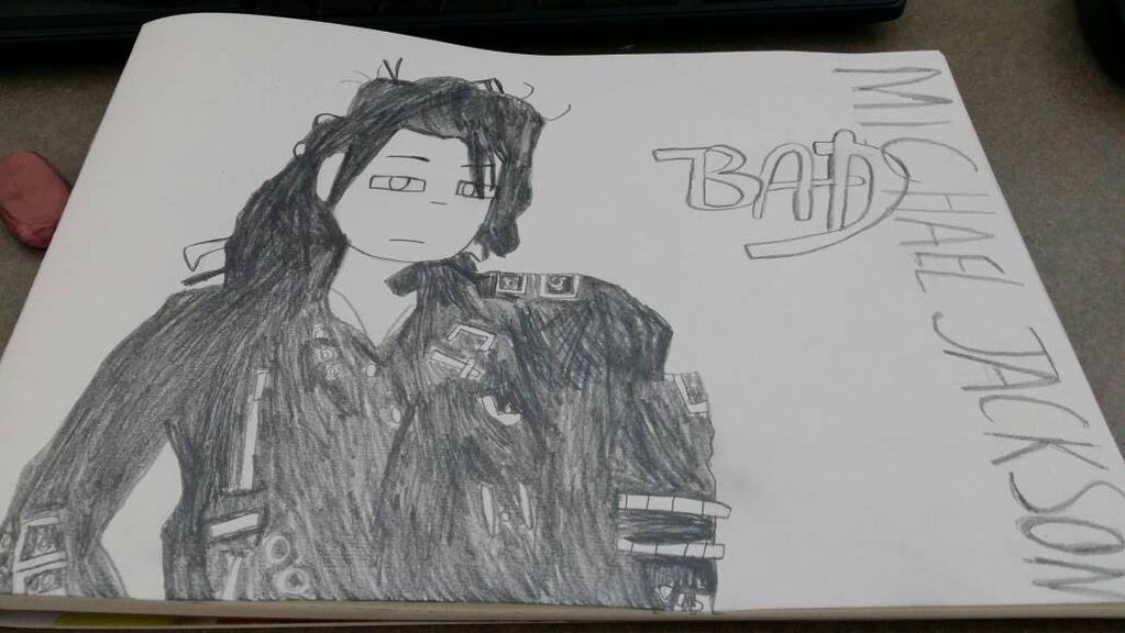 Bad Mj Writing MJ Bad Album Drawing by SmoothCriminalGirl16 on DeviantArt