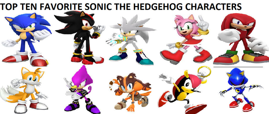 Top 10 Favorite Sonic The Hedgehog characters by SmoothCriminalGirl16 ...