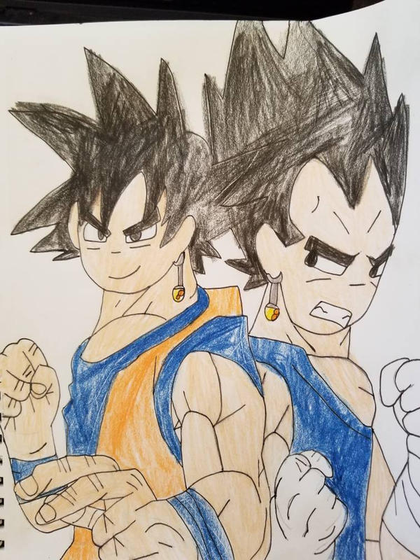 Goku and Vegeta by SmoothCriminalGirl16 on DeviantArt