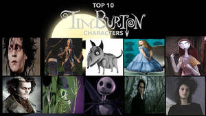 My Top 10 Favorite Tim Burton Characters