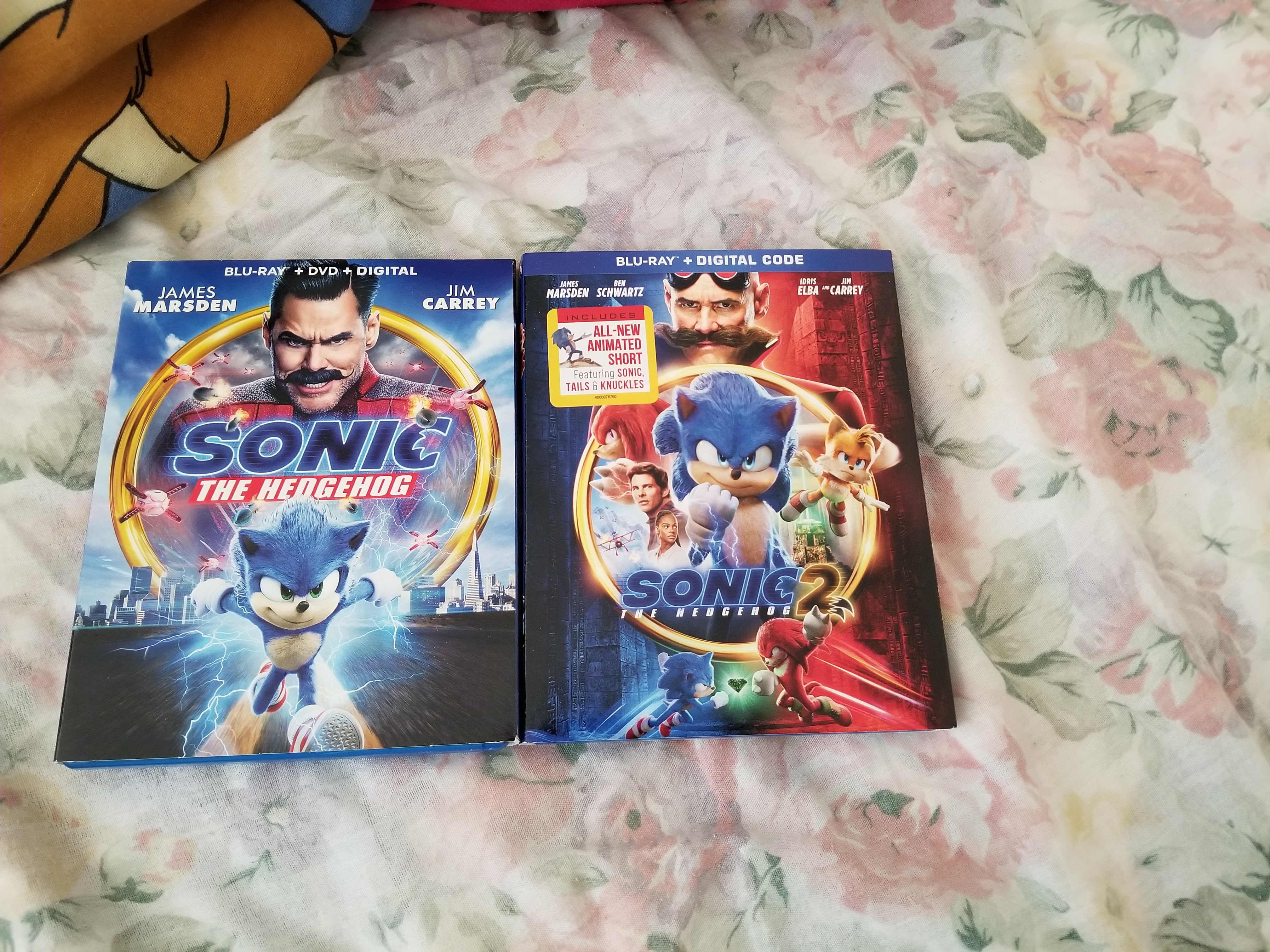 Blu Ray Sonic The Hedgehog 1 + 2 - Sonic 1 + 2 La Película