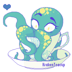 A little kraken in a big teacup