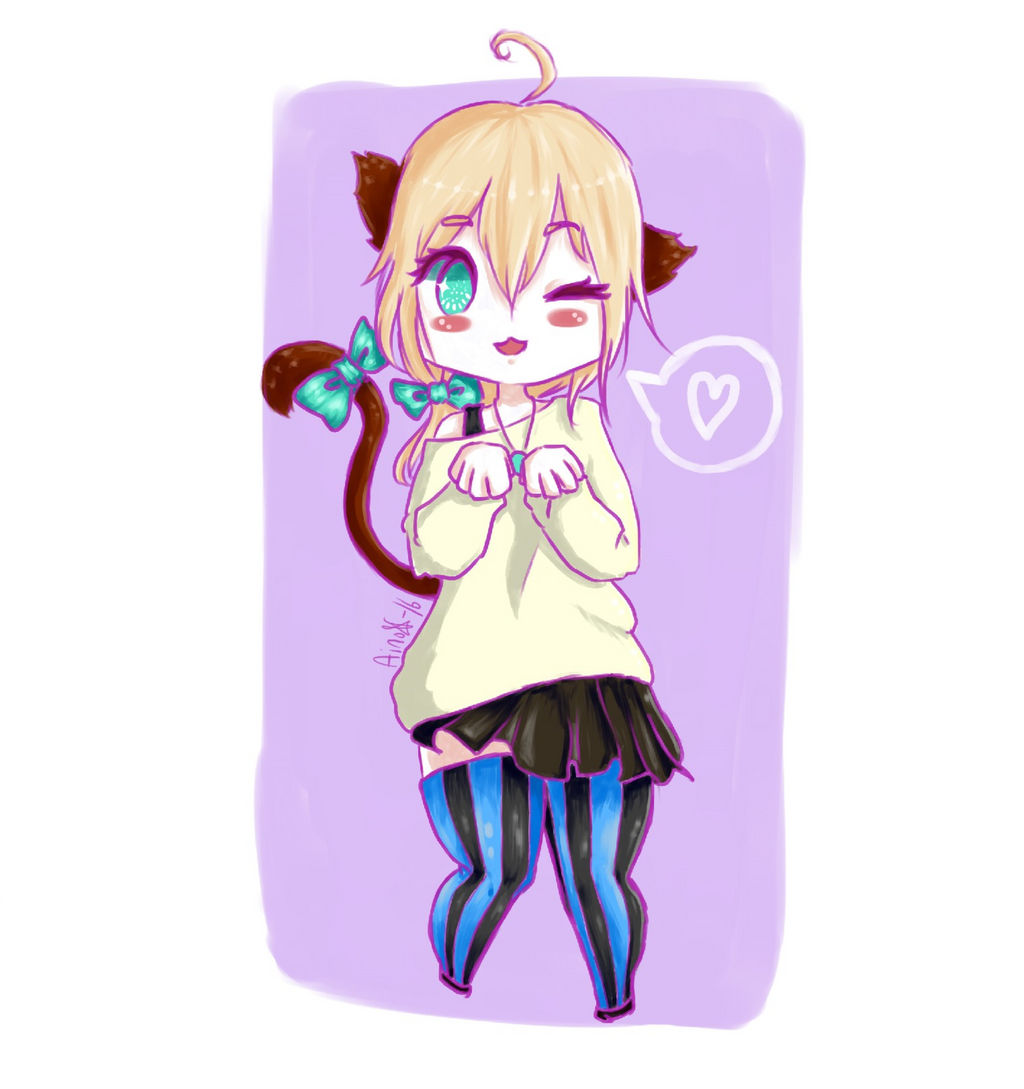 My OC Kyoko as a chibi