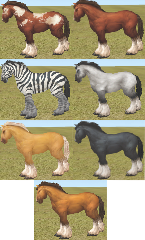 FH: WoW Horse Mesh Pack