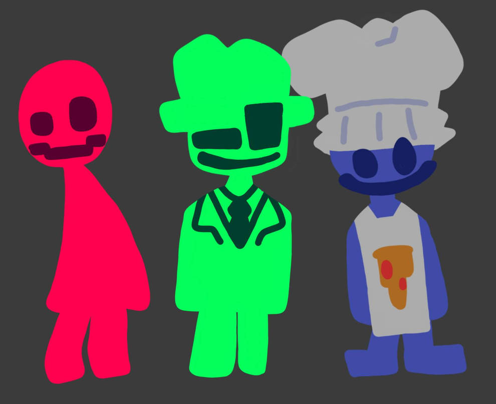 RGB guys by SteelsphereStudio on DeviantArt
