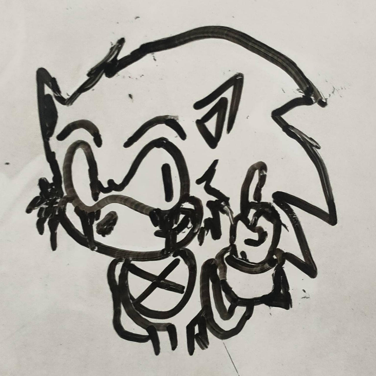 That isn't s-s-s-sonic... Im scared guys gulp... by SteelsphereStudio ...
