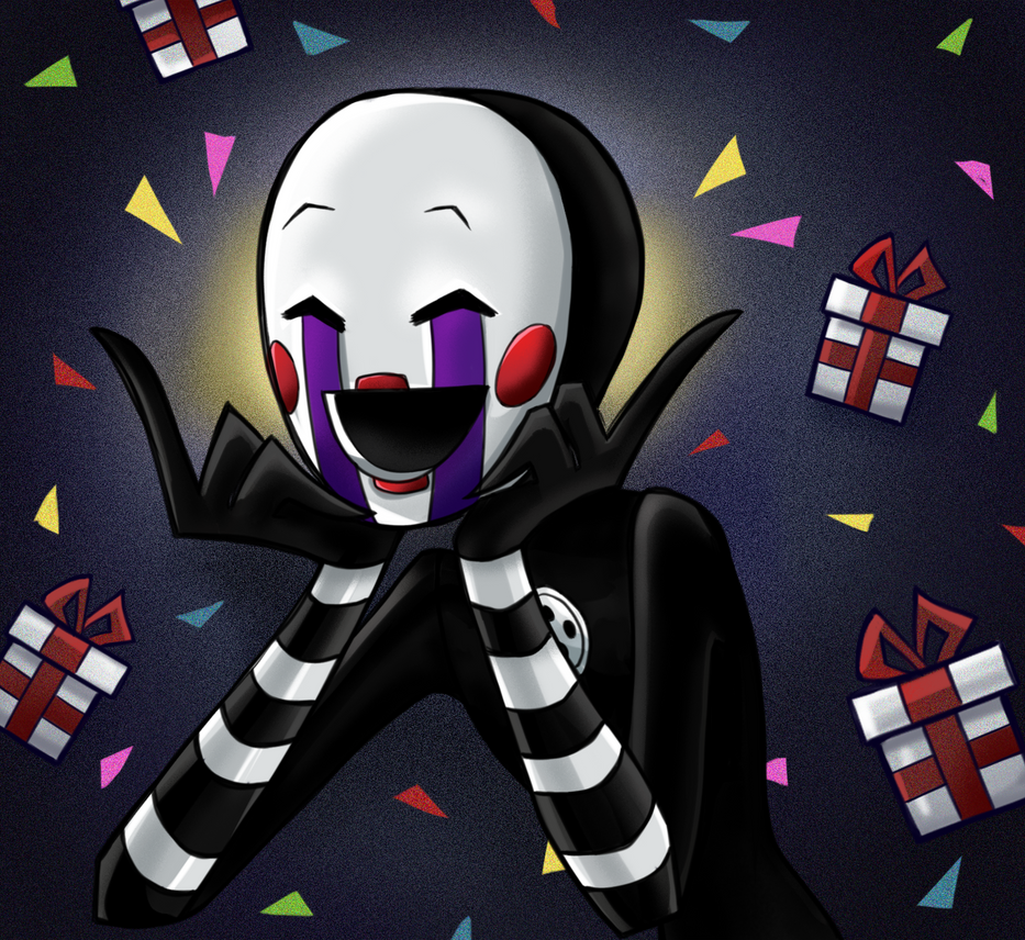 Puppet Fnaf fan art by BlueF0rest on DeviantArt