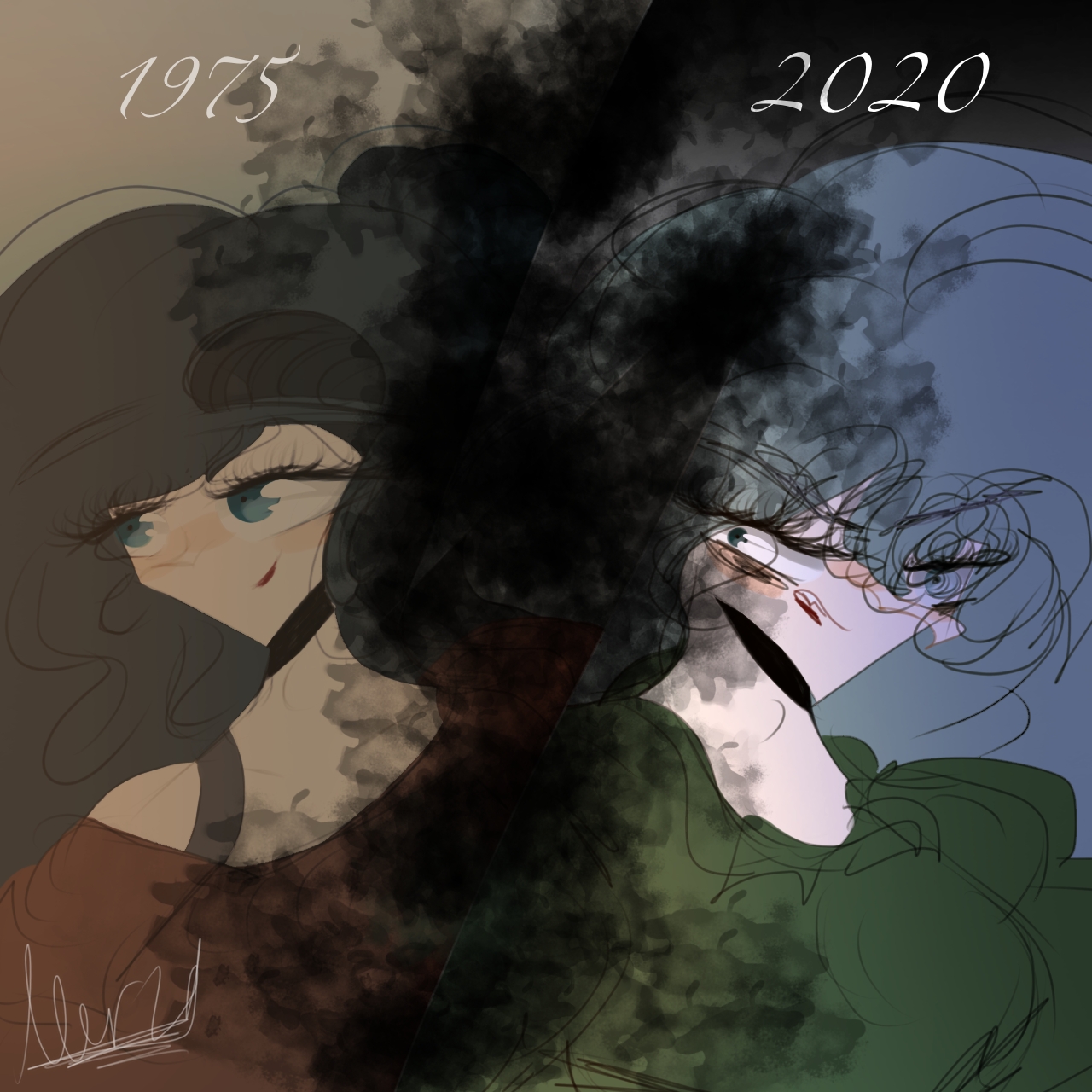 Mrs Twit, then and now by MarziStudios on DeviantArt