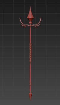 Fantasy Spear/Weapon 3D Model