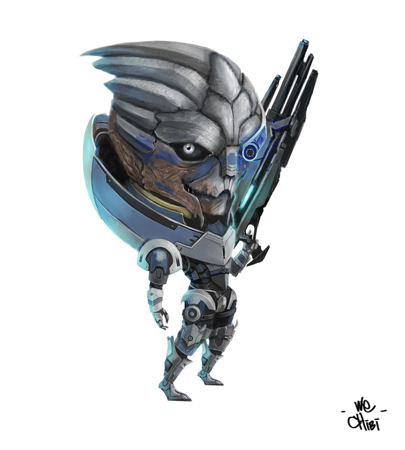 Mass Effect Garrus Chibi