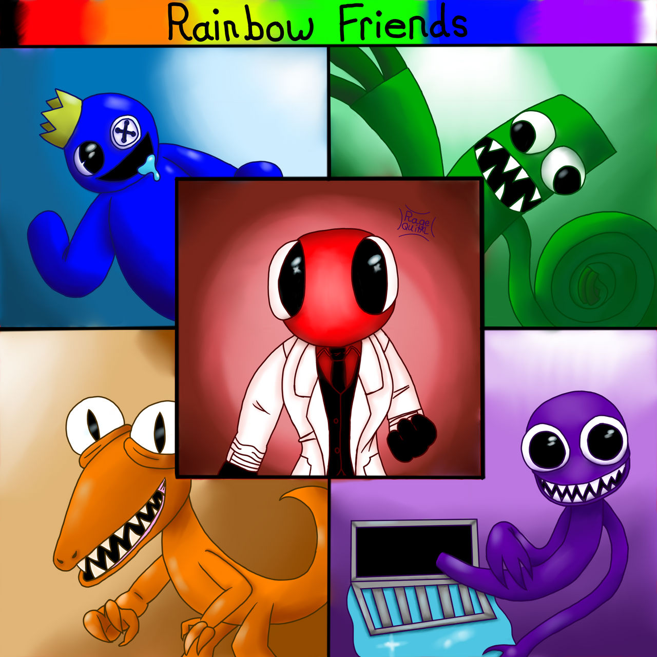Rainbow friends first fanart by BloodyMaryLPS1112 on DeviantArt