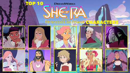 My top 10 She-Ra characters meme