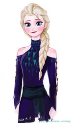 Frozen2 Elsa's travel outfit