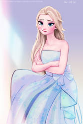 Blue Dress Elsa