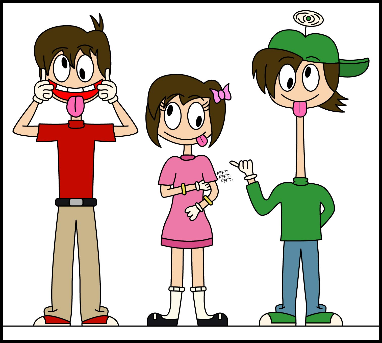 The Cartoon Siblings by Gamemaster24681012 on DeviantArt