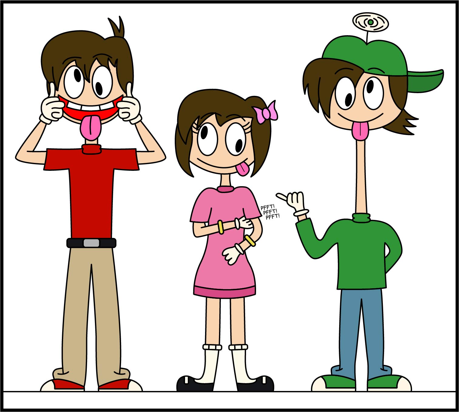 The Cartoon Siblings by Gamemaster24681012 on DeviantArt The Cartoon Siblings by Gamemaster24681012 on DeviantArt