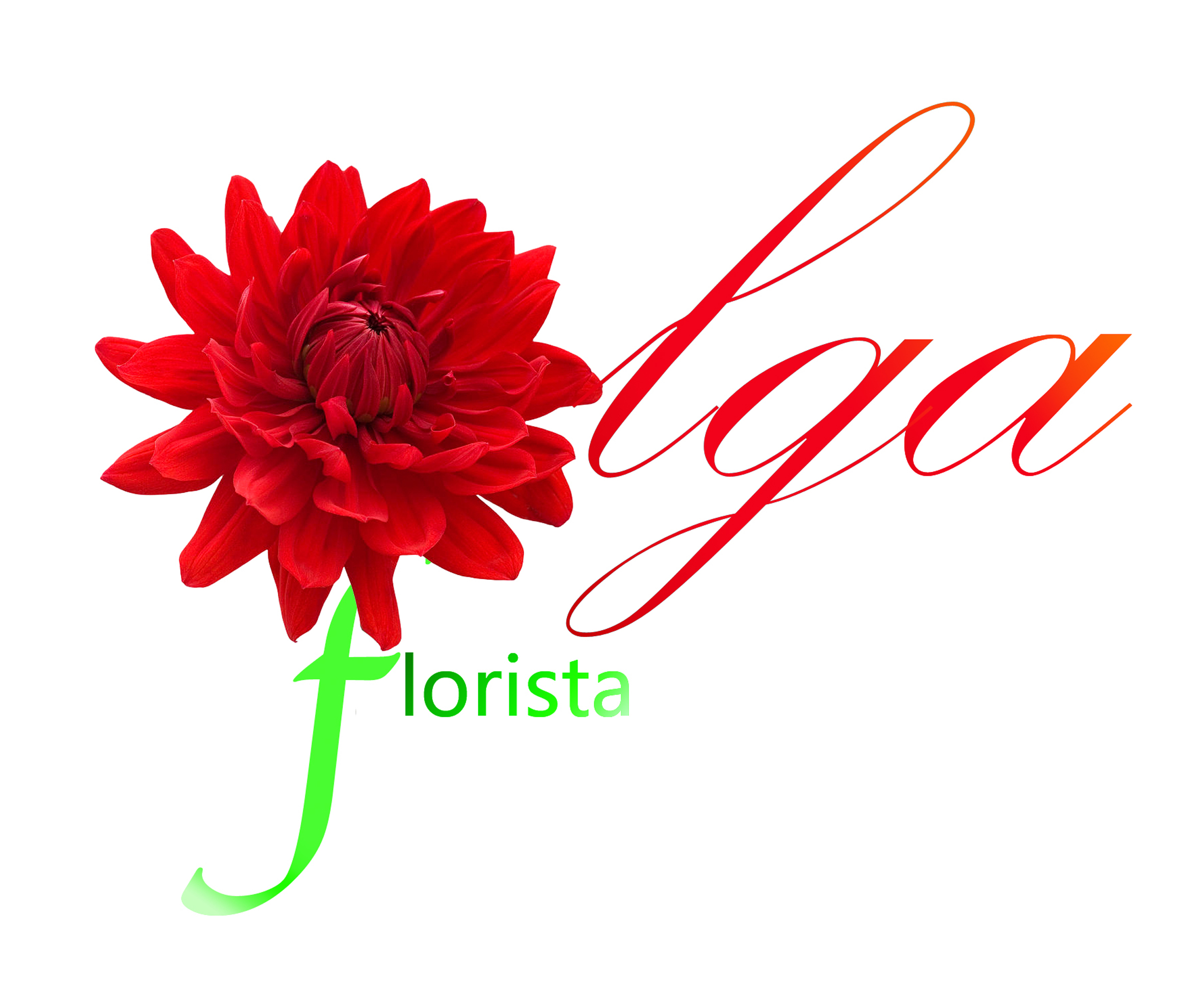 Logo Olga flower shop