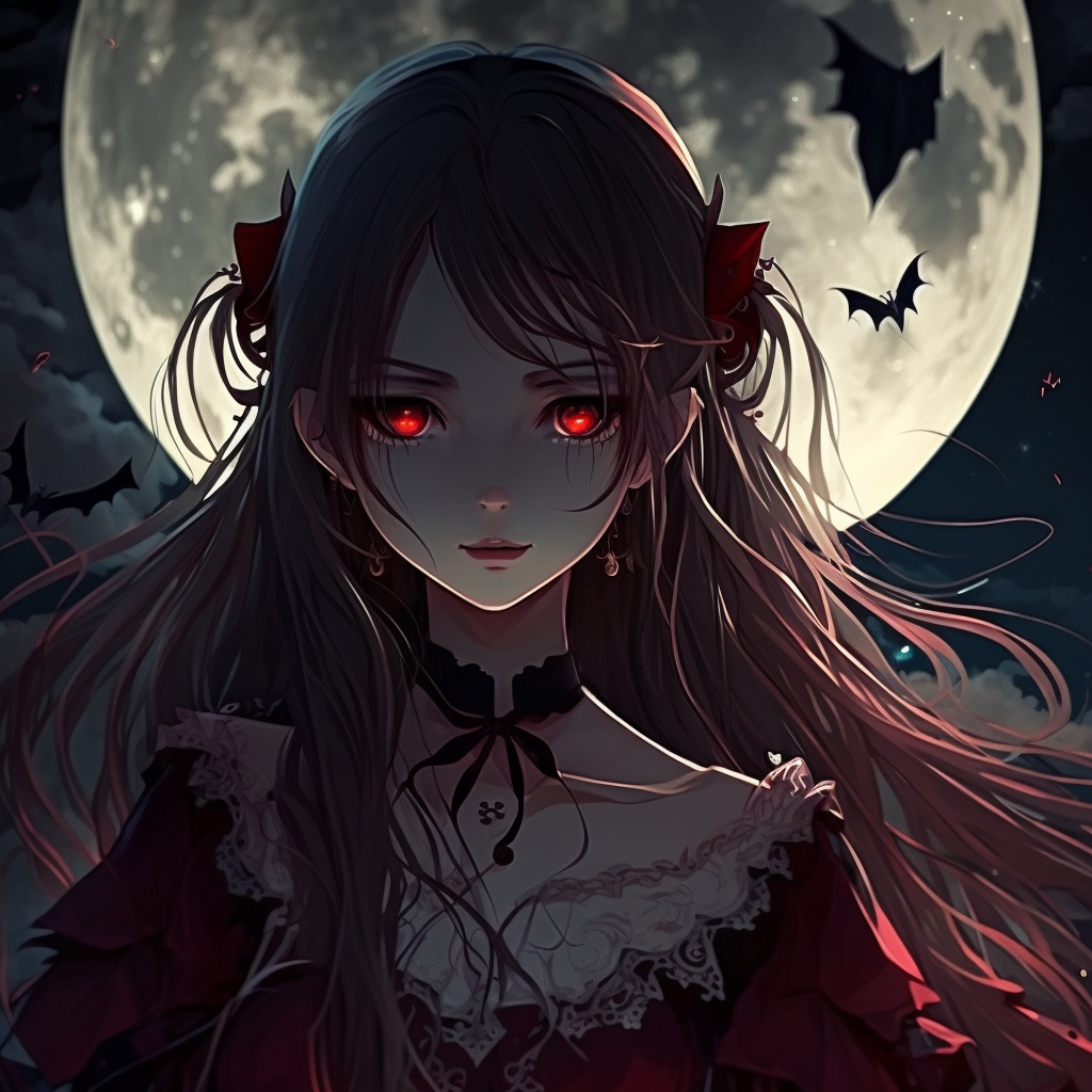 Vampire anime girl - backiee
