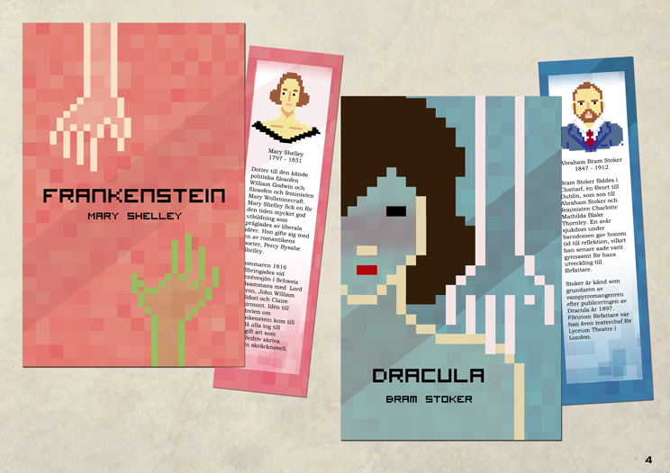 Book cover - Frankenstein and Dracula