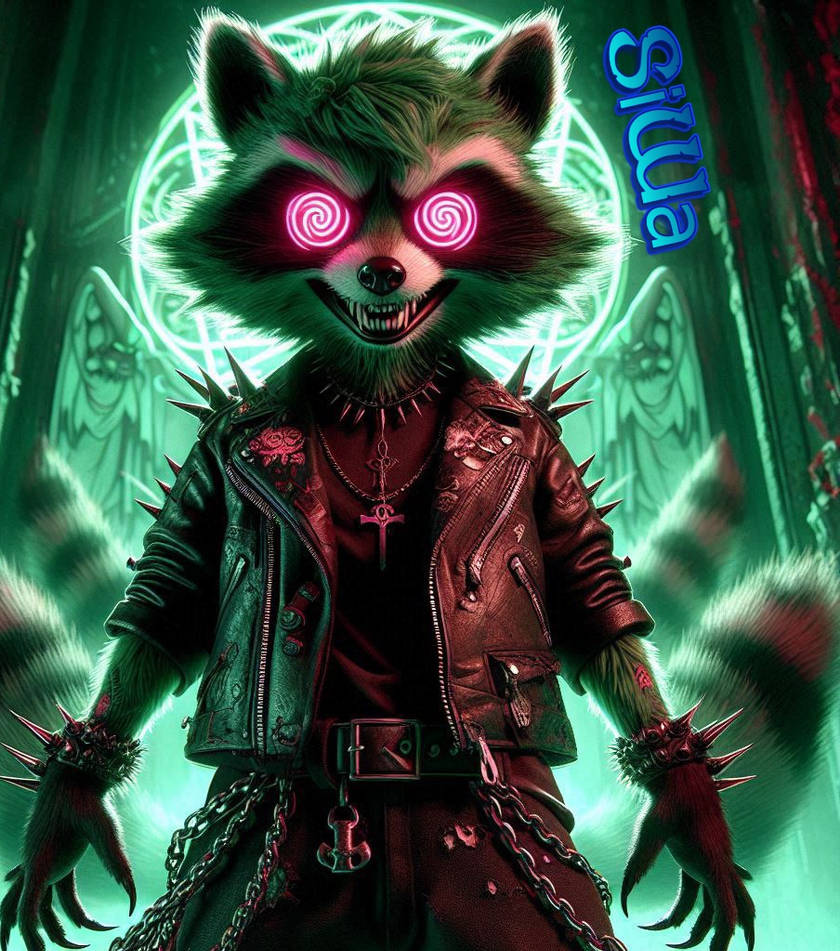 Shady Raccoon Dark Raccoon 4 by YanamiOnee-chan on DeviantArt