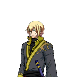 Jin Kisaragi as The Sword Master