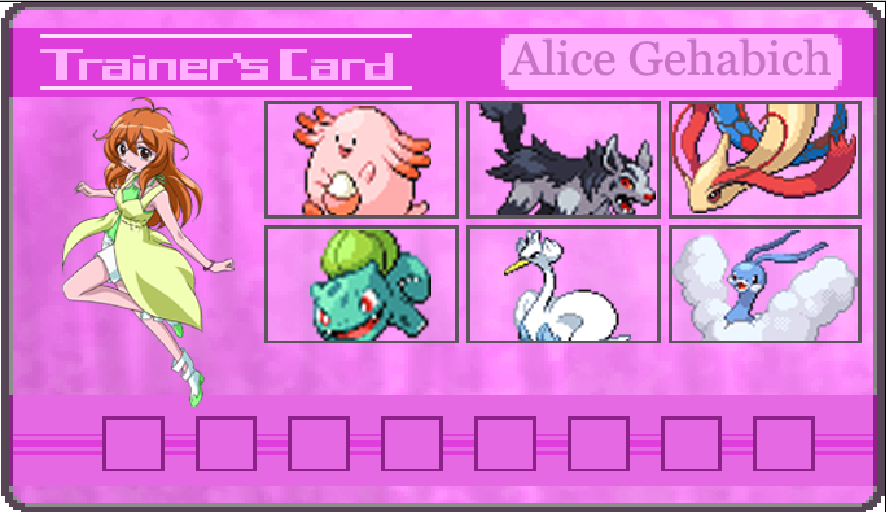 If Alice was a Pokemon Trainer