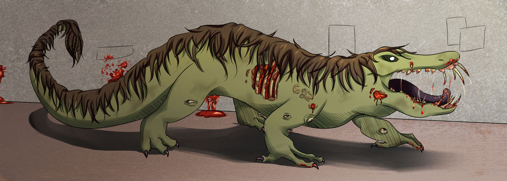 Giganotosaurus X SCP-682, Dino X Horror Fusion [S1E5]