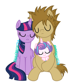 Sora and Twilight Sparkle - Nap Time with Flurry