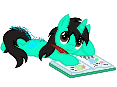 MLP Wave Breeze writing a journal