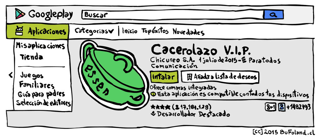 Cacerolazo V.I.P. App