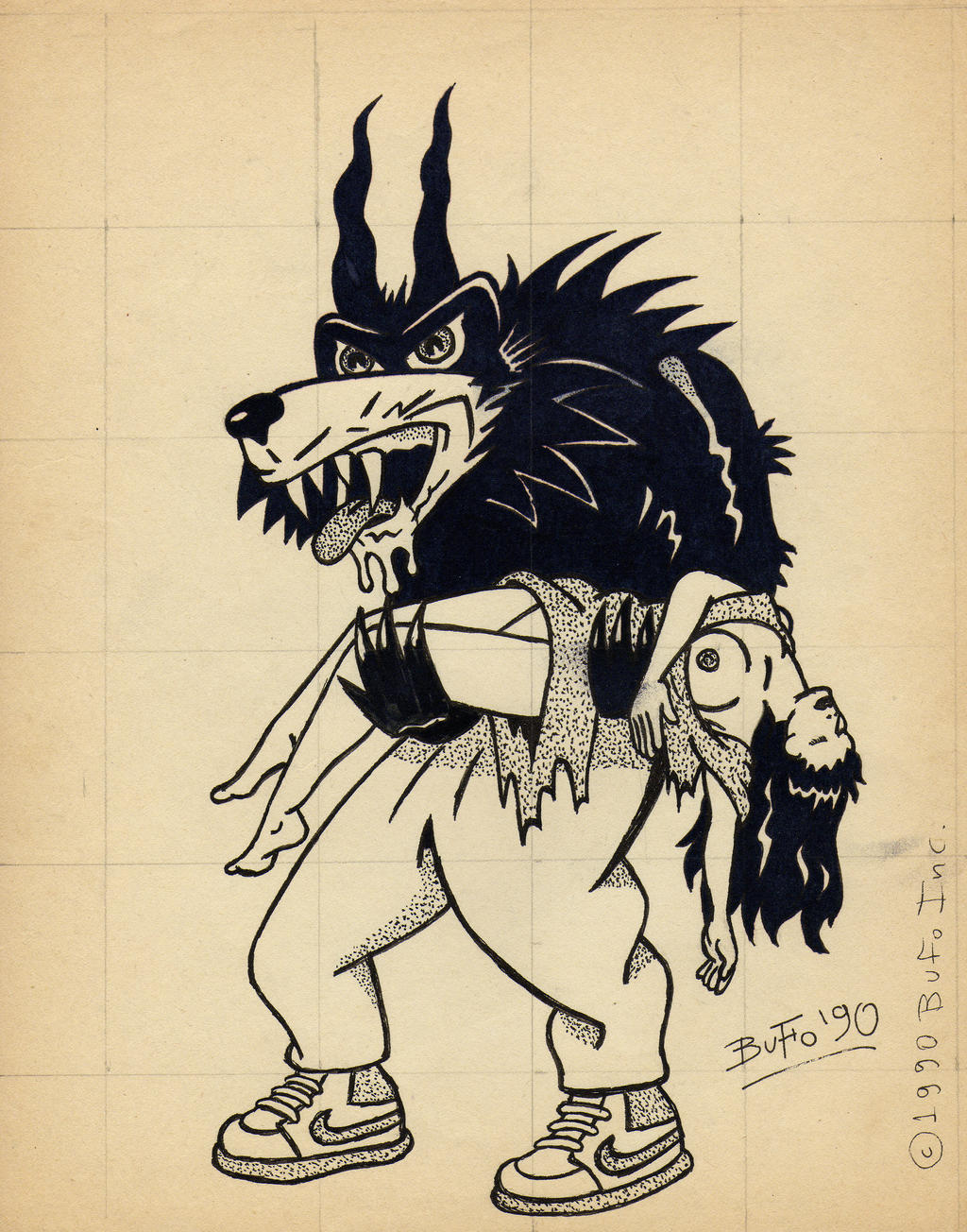Hombre Lobo Yoyo 1990 by Bufoland