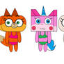 Dr Fox, Unikitty and Dr Bunny Bikini