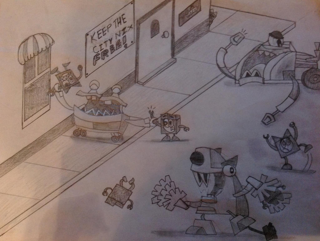 Trashoz Mixels: Tiny Trouble with the Trashoz by PufflePal26 on DeviantArt