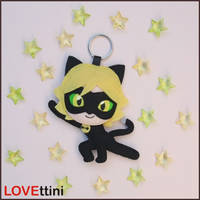 Miraculous Ladybug and Chat Noir plush