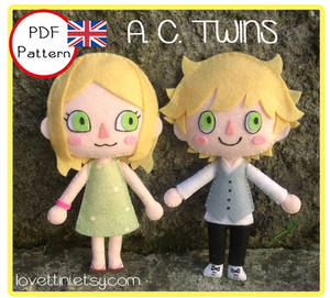 PDF Pattern diy - Animal Crossing - Plush/doll