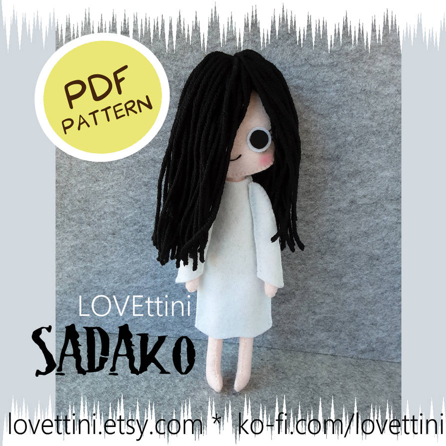 Sadako Yamamura PDF Pattern on Etsy by LOVEttini on DeviantArt