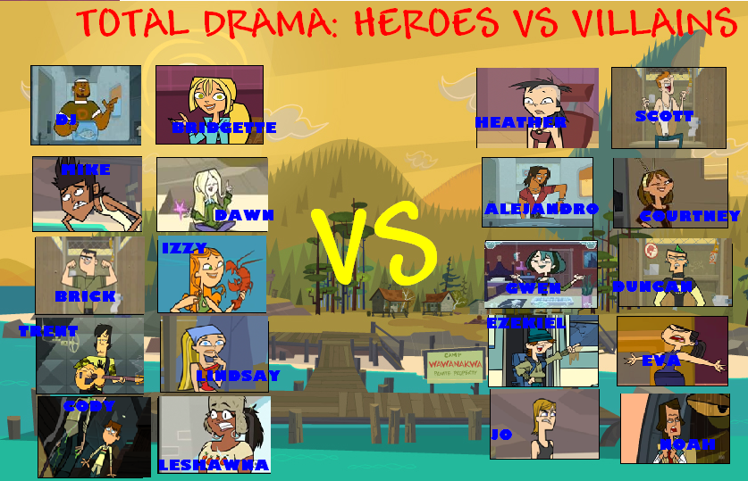 Total Drama and Total Dramrama Comparisons! by SonicShadz35 on DeviantArt