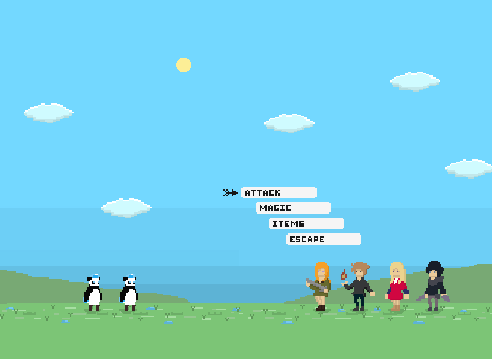 RPG Battle Scene by The-White-Raccoon on DeviantArt